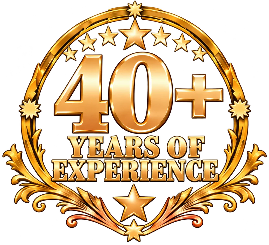 40+ years of experience