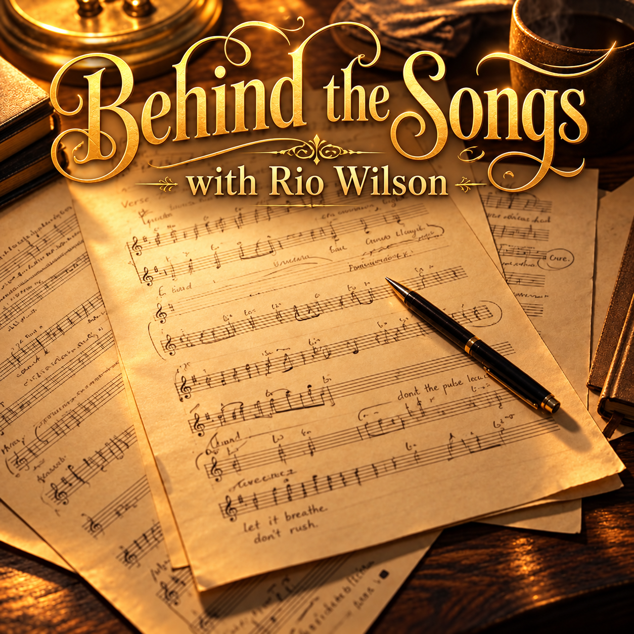 Behind the Songs with Rio Wilson — songwriter’s desk artwork
